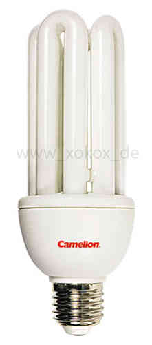 Energiesparlampe Camelion E27 25 Watt T4-4U-25W-E27-6400 K Tageslicht