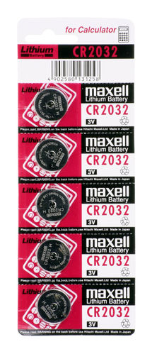 1 x Maxell Micro Lithium-Zellen-Batterie CR2032 für Uhren und Elektronik MHD 06/2018