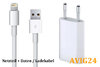 2 in 1 Apple iPhone 5 Netzteil Ladegerät Adapter USB Ladekabel Datenkabel