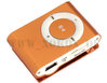 Mini MP3 Player mit Clip Aluminium bis 8GB MicroSD Orange